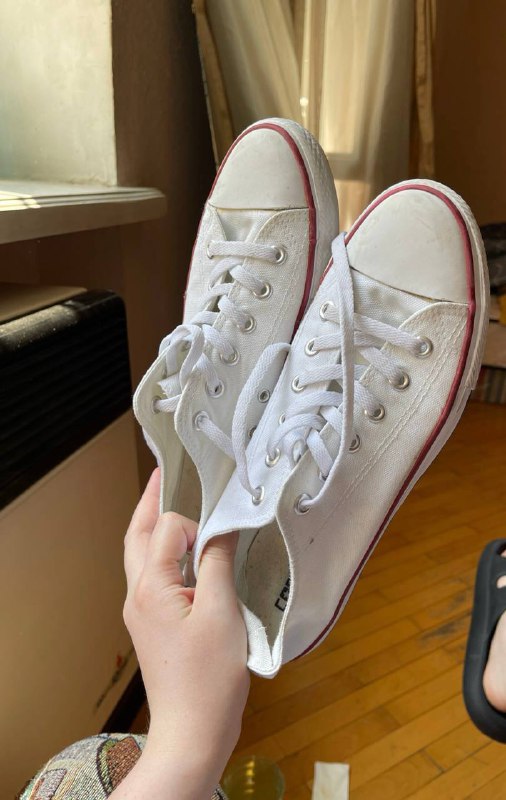 Converse белые кеды 9.5 US