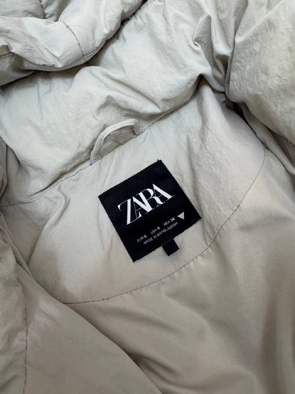 куртка Zara размер S теплая серая 4