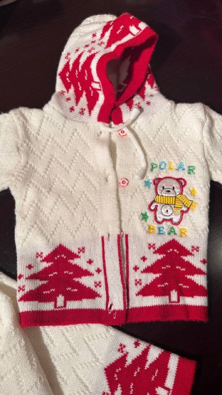 Вязанный костюмчик для детей 1-1,5 года 3