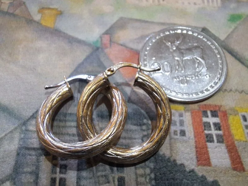 Золотые серьги 1