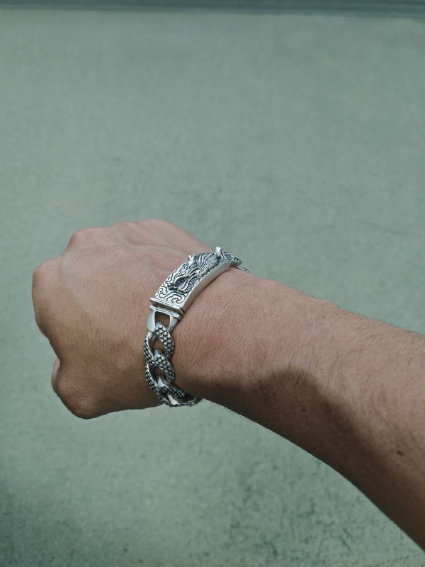 Серебряный браслет 3
