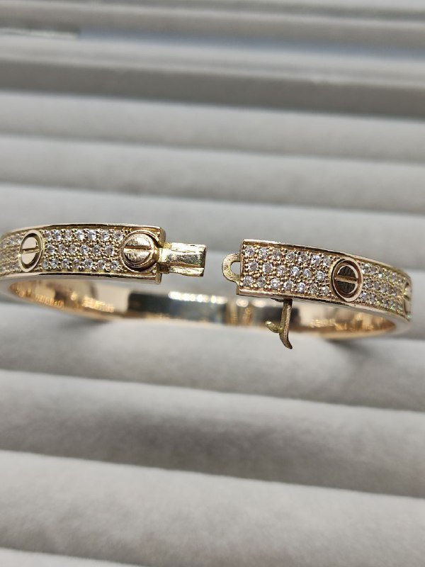 Браслет Cartier золото 18 размер