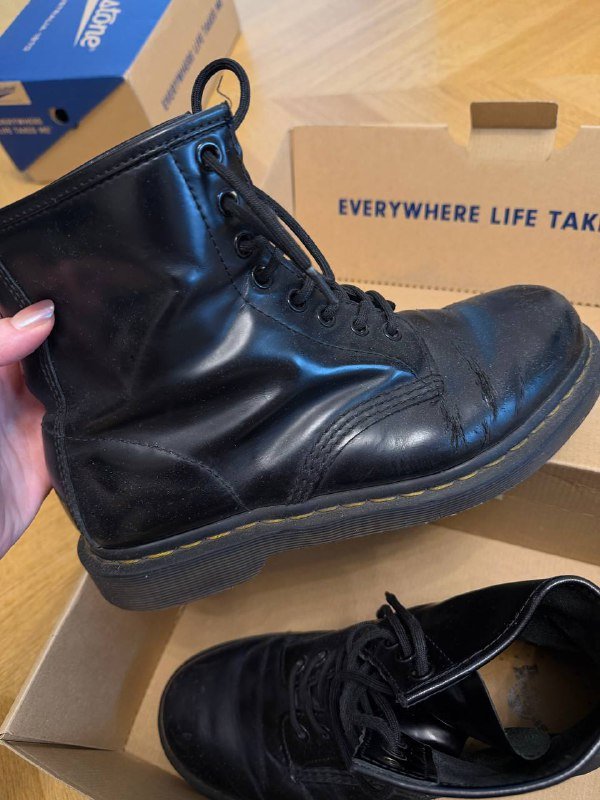 Кожаные ботинки Dr. Martens, размер 39/6 5