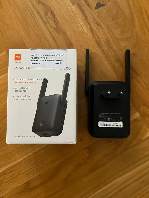 Pojačivač Wi-Fi Xiaomi Mi WiFi Range Extender AC1200