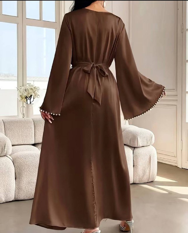 Платье коричневое новое 3