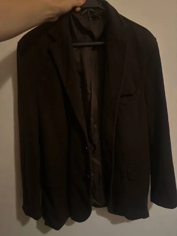 Пиджак оверсайз, кардиган H&M, кофта Zara, платье Zara 1
