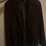 Пиджак оверсайз, кардиган H&M, кофта Zara, платье Zara 1