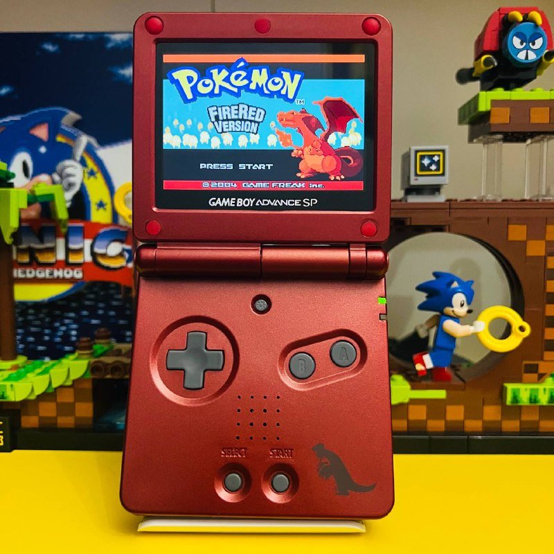 Nintendo Game Boy Advance SP с IPS экраном и модом