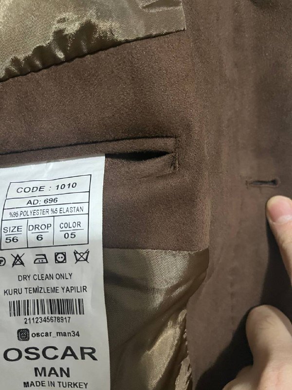 Мужская куртка из варёной кожи Oscar Man XXL 3