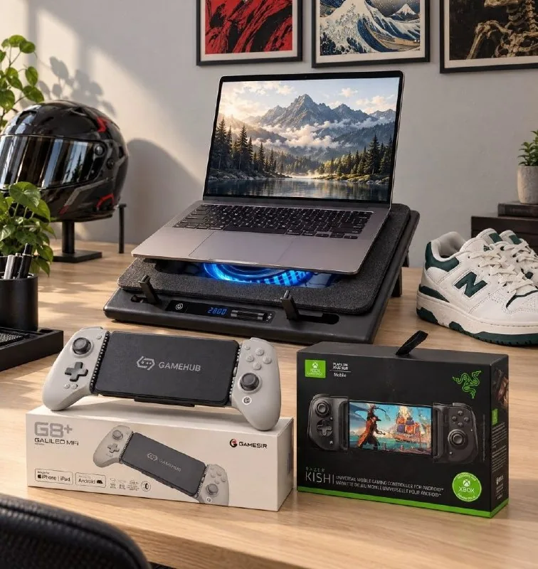 Подставка для ноутбука, GameSir G8+ Galileo, Razer Kishi