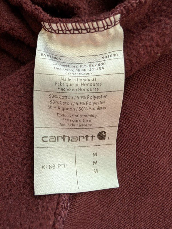 Худи Carhartt размер M-L 6