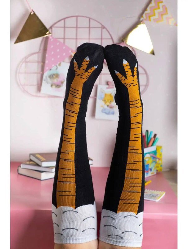 Гольфы куриные лапы, смешные фартуки, чехлы для обуви