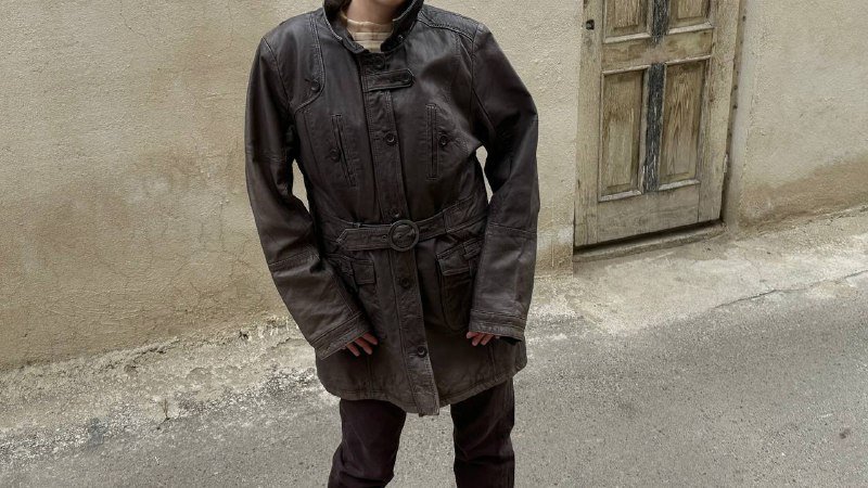 Leather jacket size M/L 4