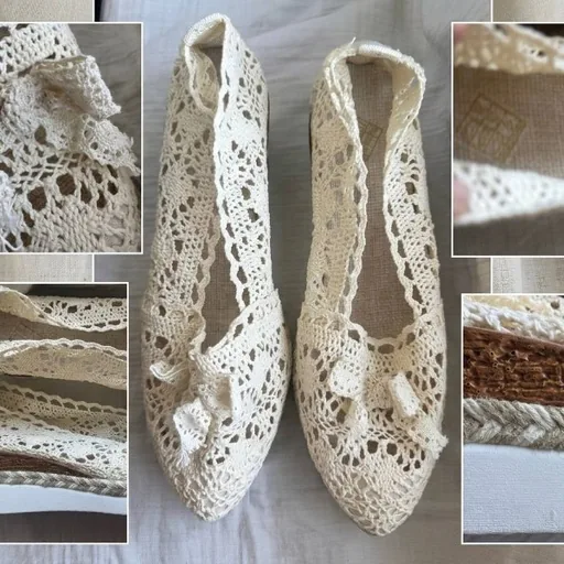 Летние туфли, эспадрильи на танкетке