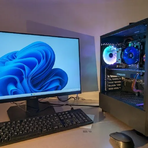 ПК i7-7700 с GTX 1070, монитором, клавиатурой и мышью