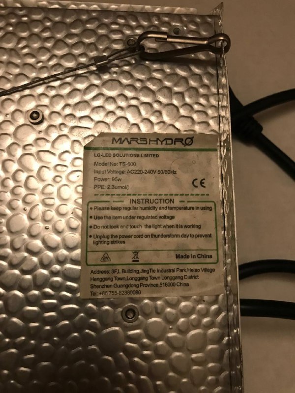 Диодная лампа MARS HYDRO TS-600 фитолампа полного спектра 3