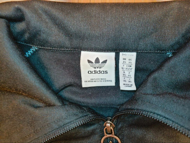 Черная зипка Adidas размер S 2