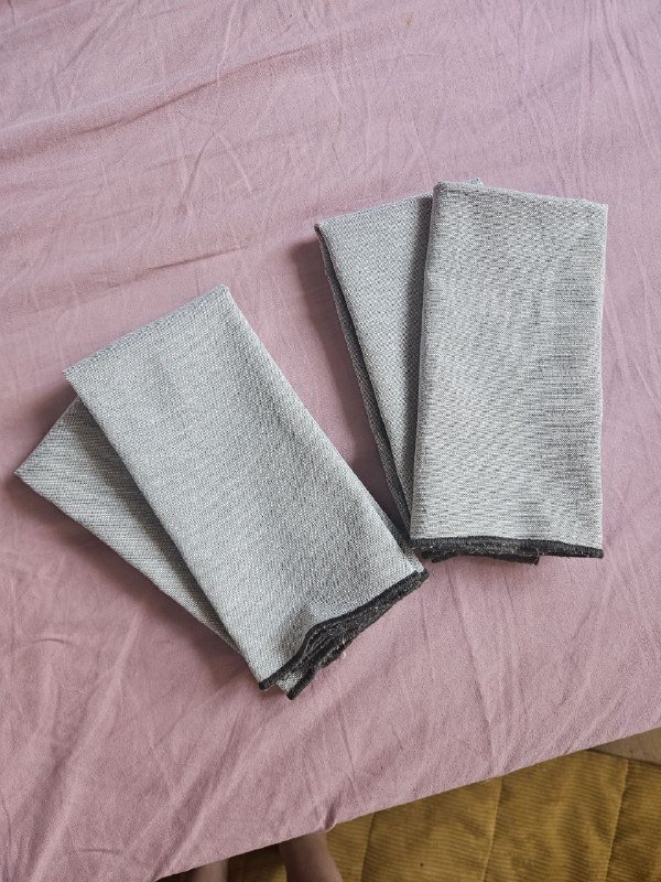 Зеленые салфетки для сервировки стола, 40х40 см