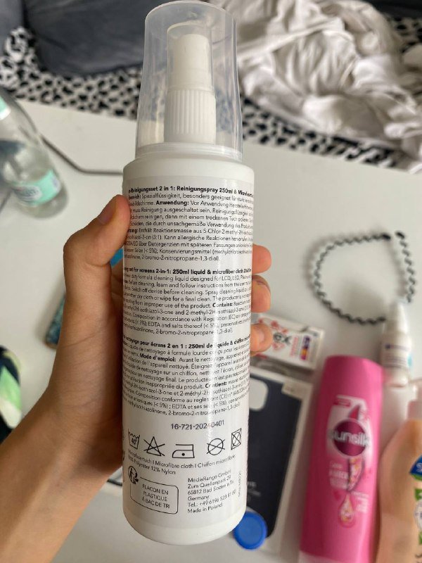 жидкость для очистки экранов, спрей 250 мл 6