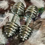 Разборные хромированные гантели 20 кг 4