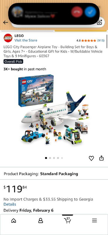 Лего Аэропорт набор самолет и техника 3