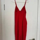 Красное платье H&M 2