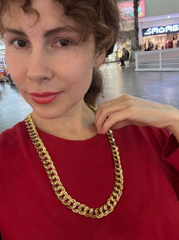 Винтажные цепи MONET золотые 5