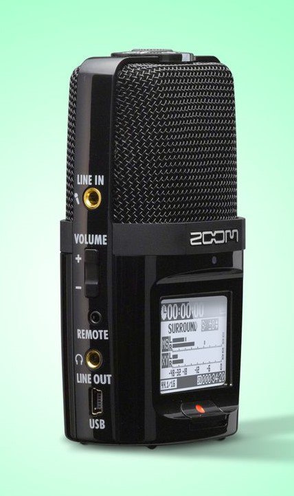 Рекордер диктофон аудиоинтерфейс Zoom H2n