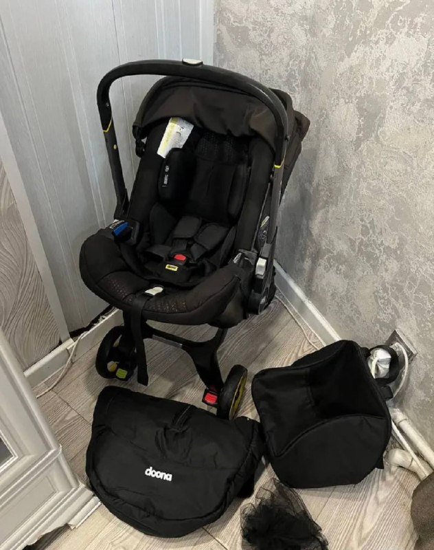Коляска автокресло Doona plus, накидка, рюкзак, москитная сетка