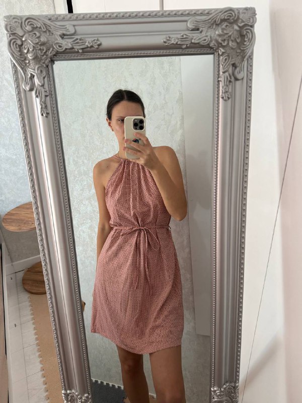 Брюки Zara, блузка зеленая, топ белый, платье, юбка хлопок 7