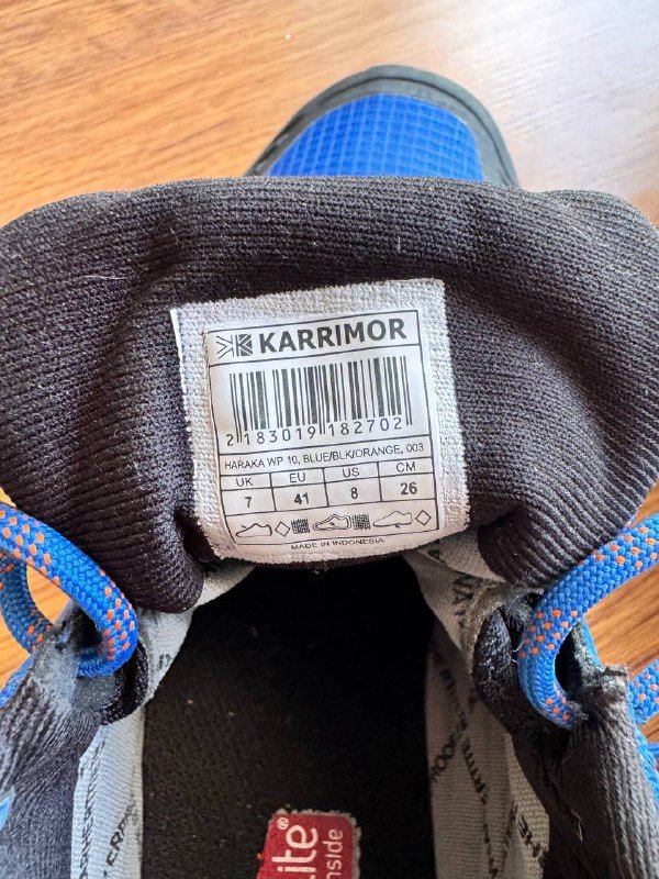 Хайкинговые ботинки Karrimor Haraka Trail размер 40-41 3