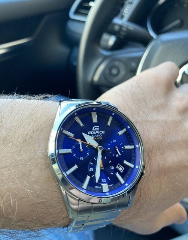 Часы Casio EDIFICE оригинал синие