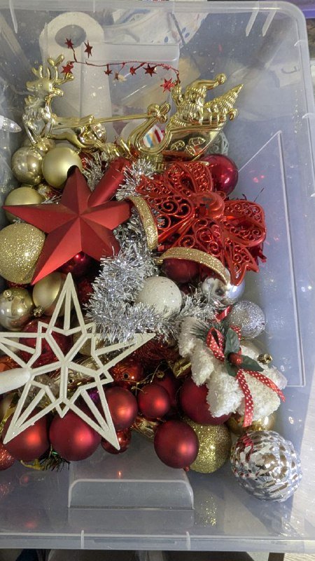 Набор новогодних гирлянд, украшений, костюмы 10