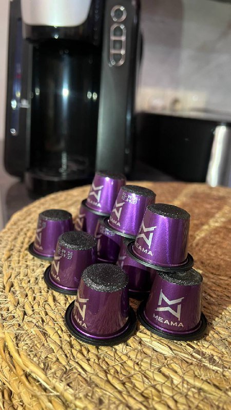 Капсулы кофе MEAMA зелёные, фиолетовые 4