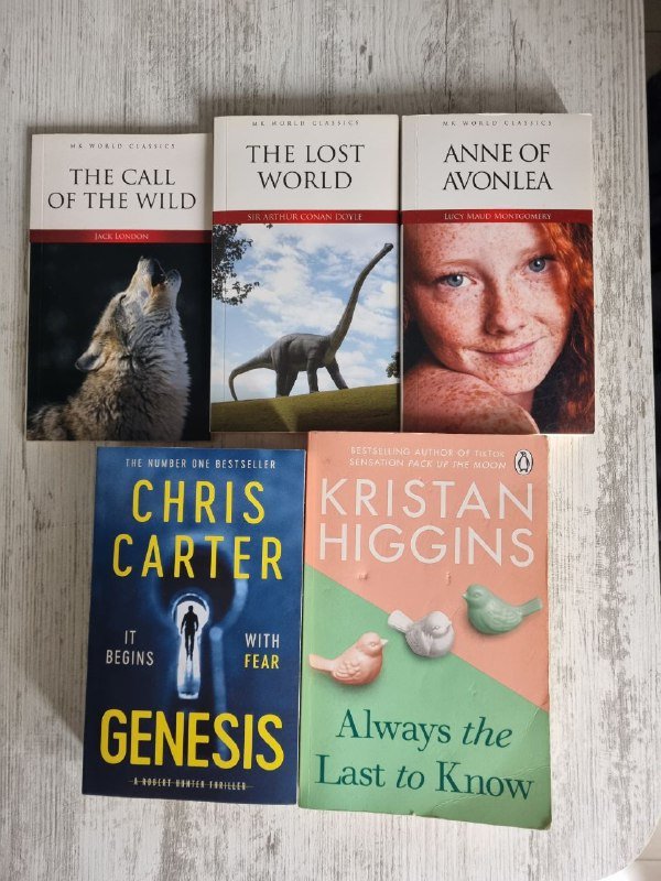 Книги на английском языке, The Call of the Wild, The Lost World, Anne of Avonlea, Genesis, Always the Last to Know