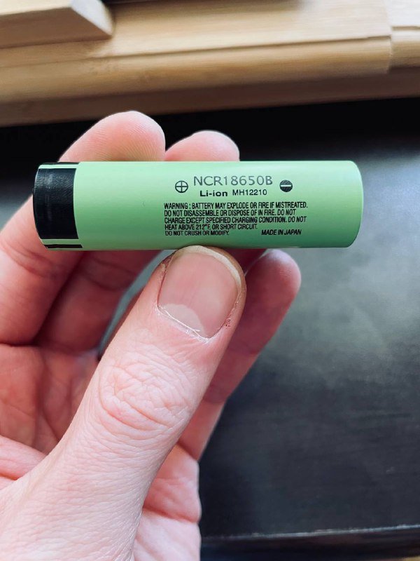 Пара аккумуляторов Panasonic NCR18650B 3400mAh