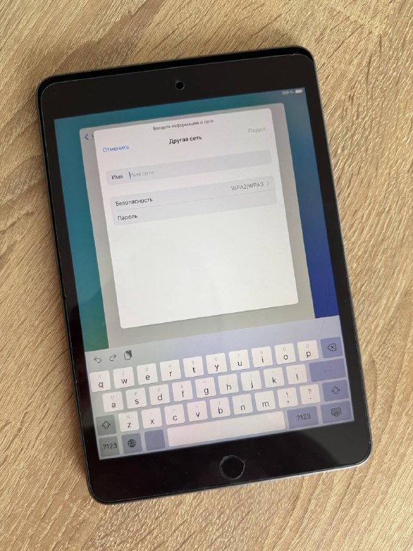 iPad mini 5 с зарядкой и чехлом