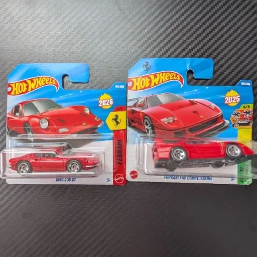 Машинки Hot Wheels Ferrari, 2 шт.