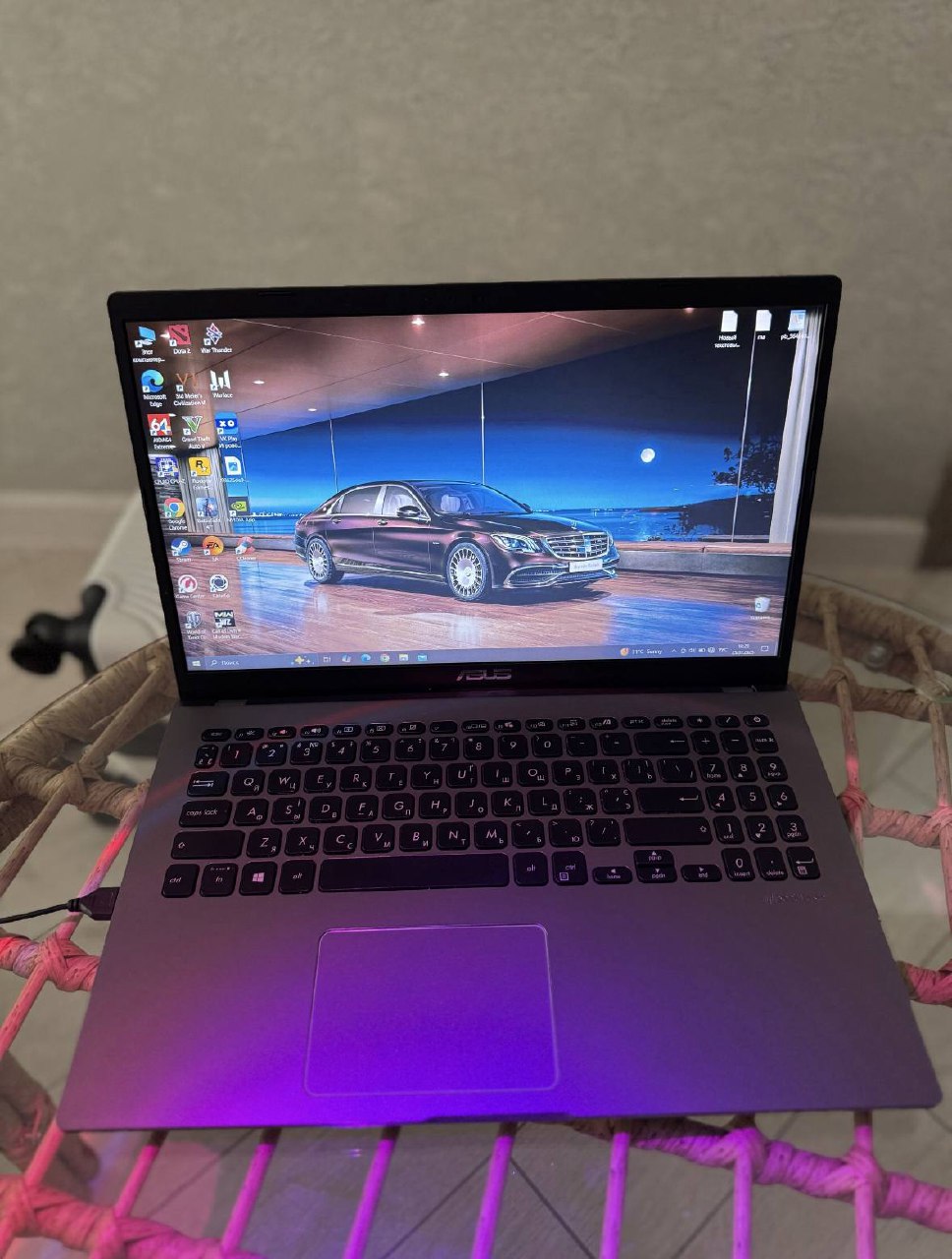 Игровой ноутбук Asus Intel Core i3 8ГБ 1ТБ HDD 3