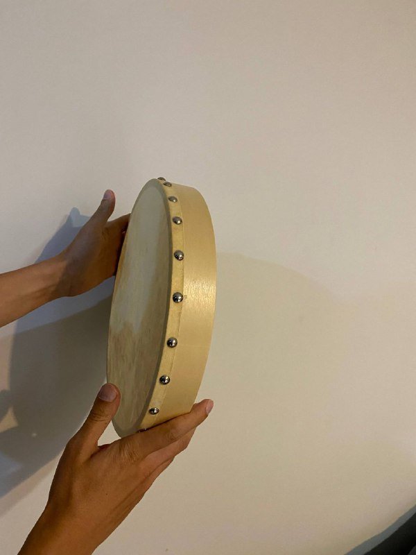 Бубен из натуральной козьей кожи 2