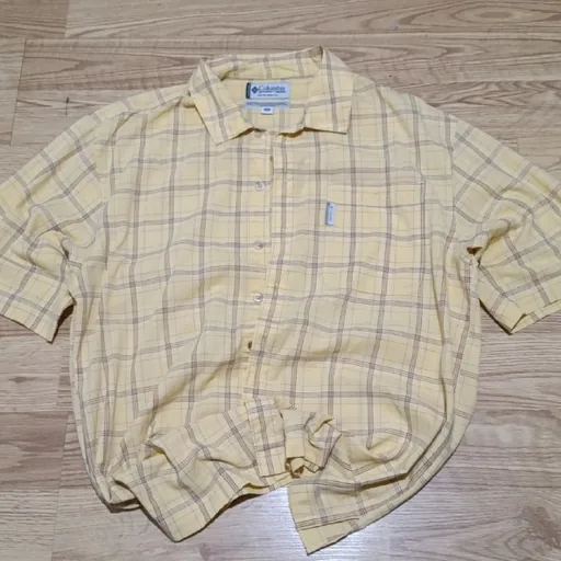 Columbia 2000s Plaid Short Sleeve Shirt