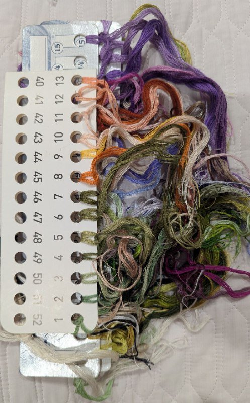 Набор для вышивания крестиком с нитками 2