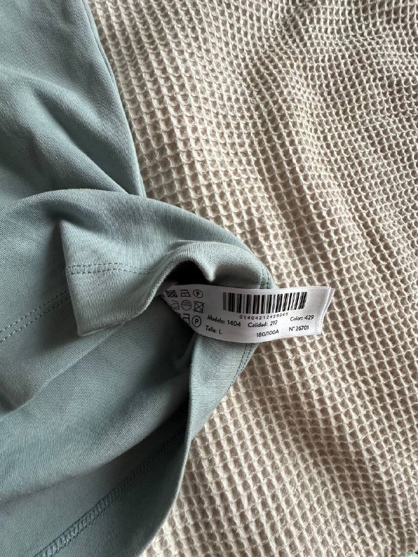 Майка Massimo Dutti лазурная размер L 4