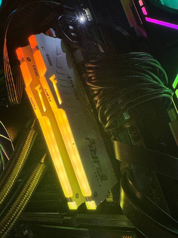 CPU AMD Ryzen 9950x, Материнская плата ASUS, ОЗУ Kingston Fury 64GB, Система охлаждения, Блок питания ASUS, Корпус Golden Field 4