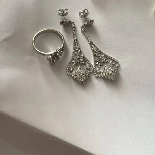 Серьги, кольцо