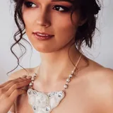 Колье White Rose 6