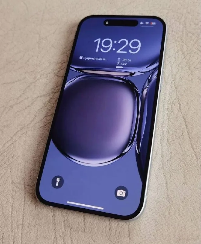 Голубой iPhone 15 128GB, 2 SIM 1