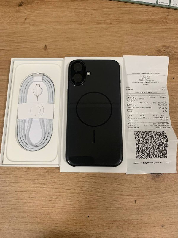 iPhone 16 Plus 256GB, оригинальный чехол Beats