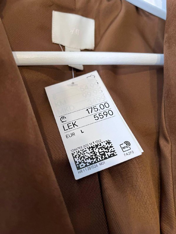 Замшевый пиджак H&M размер L 3