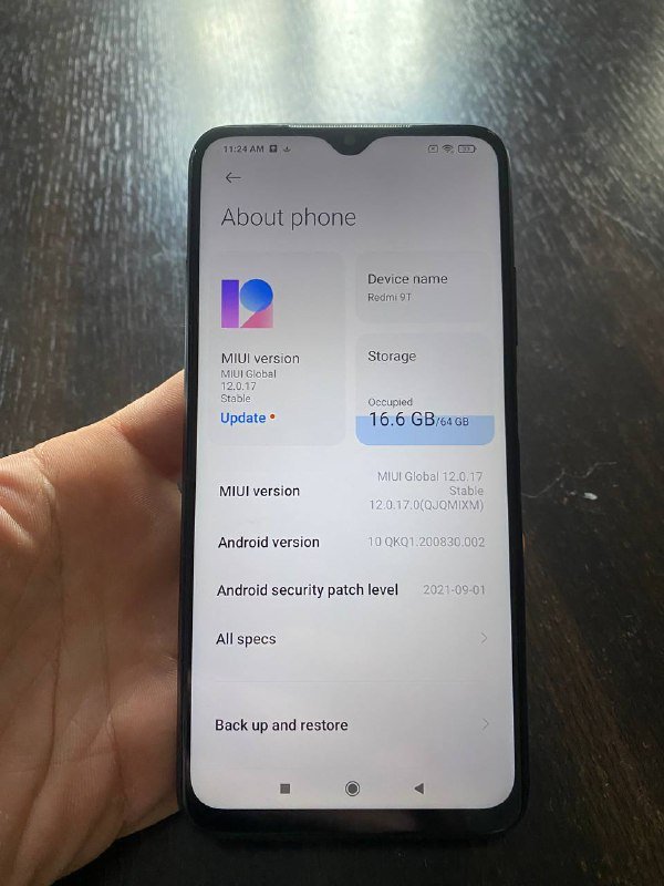 Xiaomi Redmi 9T с зарядкой 3